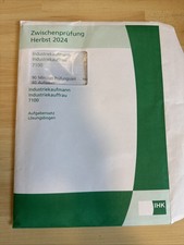 IHK Zwischenprüfung Herbst
