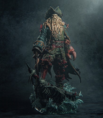 Davy jones unbemalter - davy,