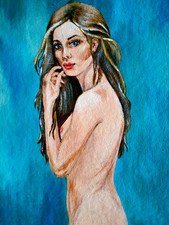 Akt Frauen Kunst Original