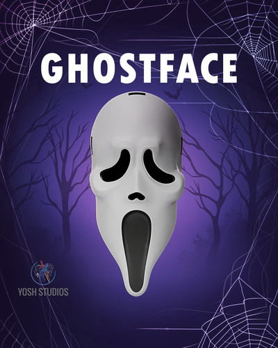 Ghost face masker 3d - masker,