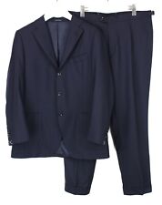 Suitsupply La Spalla / Brescia Anzug Herren UK 44 Wolle Nadelstreifen Blue