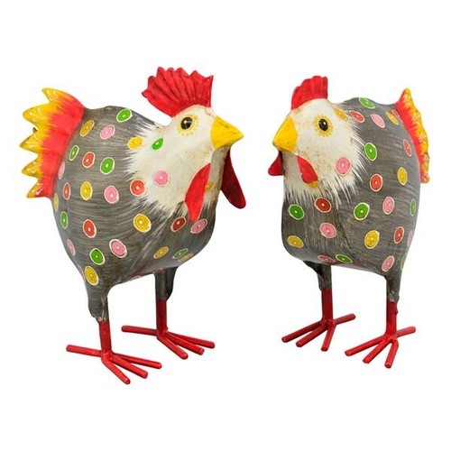 2er set metall deko - set, metall-deko