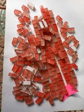 Mosaiksteine aus Glas  - Farbe : untersch.  Rot / Weinrot bis  Rosa - 1.180 g