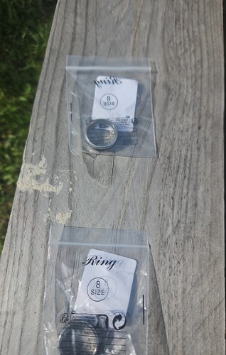 Edelstahl bandring - 2x,