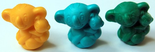 Lot aus serie koala - aus,