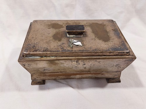 Blechdose antik holz schatulle - blechdose,