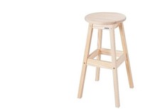 Tramontina Barhocker Sitzmöbel Sitzgelegenheit Natur Kiefernholz Höhe 708 cm Fuß