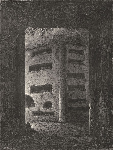 Rom unterirdische galerie - rom.,