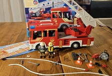 Playmobil FEUERWEHR AUTO LEITERWAGEN 5362 
