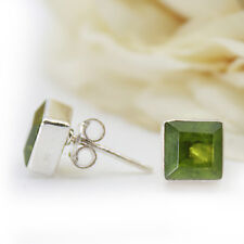 Peridot Ohrstecker Echt Silber