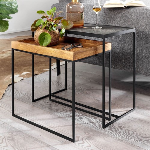 Beistelltisch finebuy - beistelltisch,