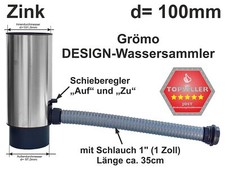 Zink Fallrohr Grömo Design