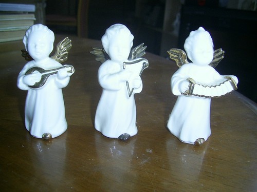Porzellan figur drei singende - porzellan,