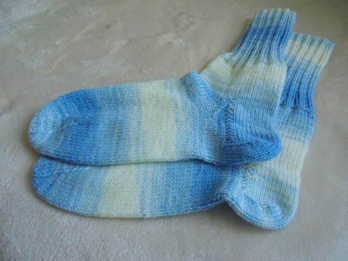 Wollsocken handgestrickt