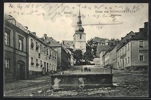 Ansichtskarte schauenstein - ansichtskarte,