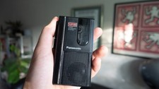 ✅TOP✅ Vintage PANASONIC Dictaphone Diktiergerät Micro-Cassette Recorder AMBIENT