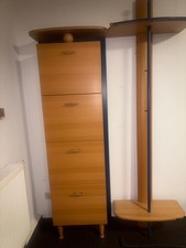 Garderobe mit Schuhschrank Buche massiv von Holtkamp