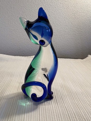 Murano glas katze - murano,