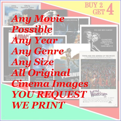 Filmplakate wandbild druck - filmplakate, on