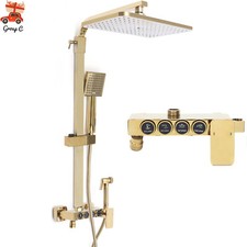 Gold Regendusche set