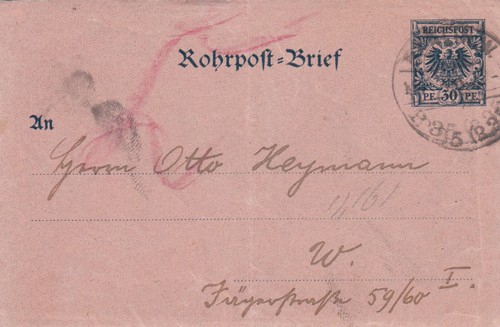 Rohrpost brief berlin - rohrpost-brief,
