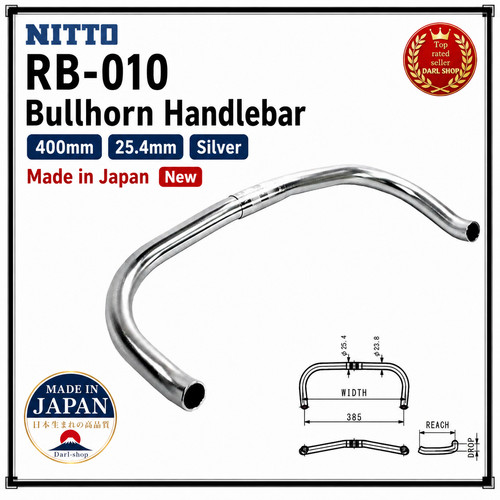 Nitto 010 bullhorn - rb-010, lenker