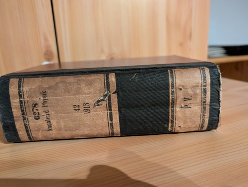Annalen der physik 1913 max - der,