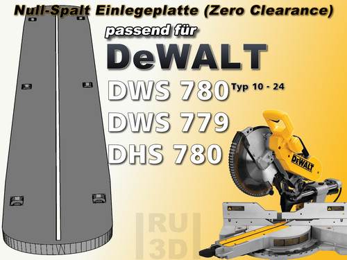 Tischeinlage einlage dewalt - tischeinlage,