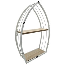 Regal Boot Weiß Wandregal