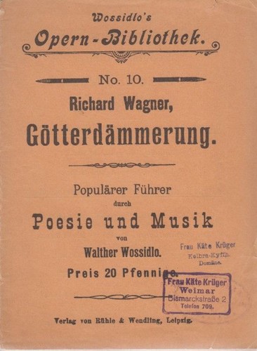 Götterdämmerung populärer - götterdämmerung.,