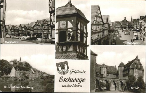 Eschwege fachwerkhaus turmuhr - eschwege,
