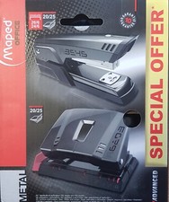 Maped Heftgerät und Locher Set Advanced taupe