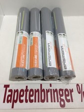 Vliestapete Erismann 4x 6747-18 (4Rollen) Uni Muster Grau Weiß Blau Restposten