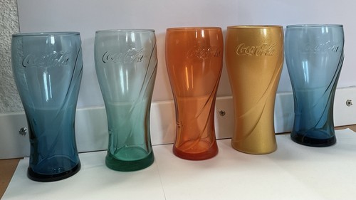 Coca cola trinkgläser - 5x,