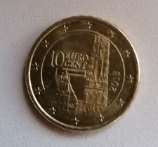 Euro cent münze - 10,