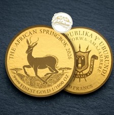 10 Francs Burundi Springbock