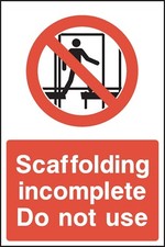 Gerüst unvollständig Nicht