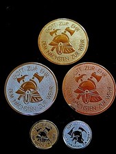 FEUERWEHR - Embleme im 3er Pack 50 mm und im 6er Pack 25 mm