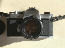 ASAHI PENTAX SPOTMATIC Black SP Super-Takumar 50 mm F 1.4 Lens Japan mit Tasche