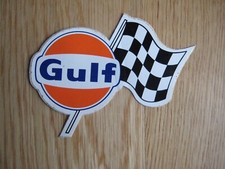 Gulf aufkleber mit zielflagge - mit,