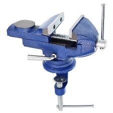 Kleiner drehbarer Schraubstock mit Tischklemme, Bank- und Tischschraubstock