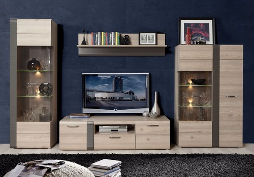 Wohnwand locarno anbauwand - wohnwand,