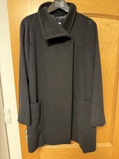Max Mara Mantels Gr M 38 aus 100% reinem Kamelhaar Grau Wolle Neu 2x Getragen