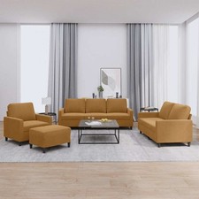 Sofagarnitur mit Kissen Sessel