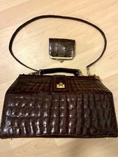 Krokodilleder Handtasche mit