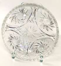 6 Edle Kristallglas Teller /