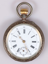 Antike 800 Silber Taschenuhr