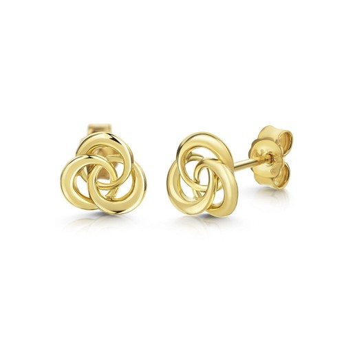 Ohrringe knoten gold - ohrringe, 333
