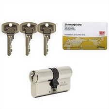 DOM RS Sigma Schließzylinder Schließanlage Sicherheitskarte N+G 3 Schlüssel