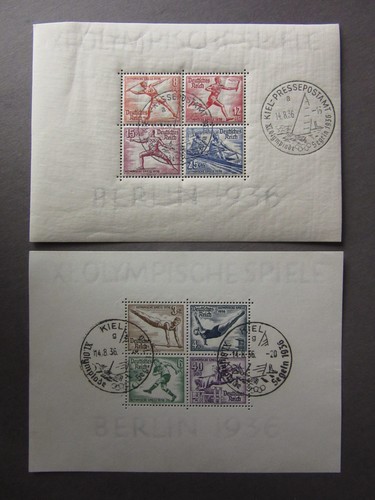 Olympia 1936 block stempel - olympia,